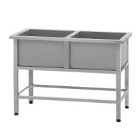 Ванна моечная ВМСн 700/2 «Norma Inox» (ножка профильная)