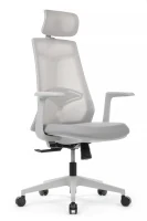 Кресло Гем 6230A-HS (ткань/сетка серая)
