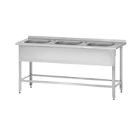 Ванна моечная ВМЦн 1800 «Norma Inox» м/о 500x500x300/3 (ножка угловая)