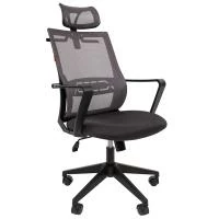 Кресло Chairman 545 (сетка серая/ткань)