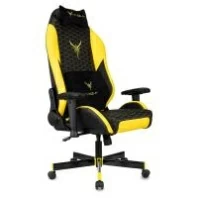 Кресло геймерское Knight Neon (экокожа черная/экокожа желтая)