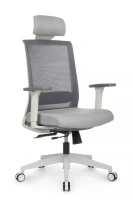 Кресло Style 6215A-1 (сетка серая/ткань серая)
