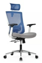 Кресло Степ RCH AW2320 (сетка синяя/ткань серая)