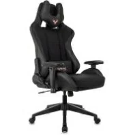 Игровое кресло Бюрократ Zombie VIKING 4 AERO ткань/экокожа Черная-экокожа-черная-ткань