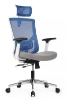 Кресло Степ RCH AW2320 (сетка синяя/ткань серая)
