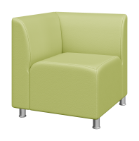 Модуль угловой Микс (Ecotex 3006 фисташковый кожзам)